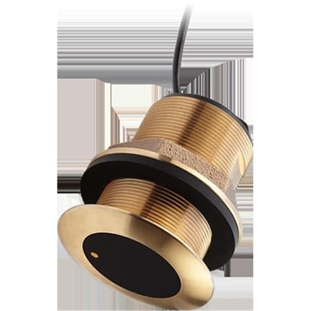 Superjock RAY-E70341 CPT-S Bronze Conical High CHIRP Through Hull 20 deg Angled Element Transducer SU3198617